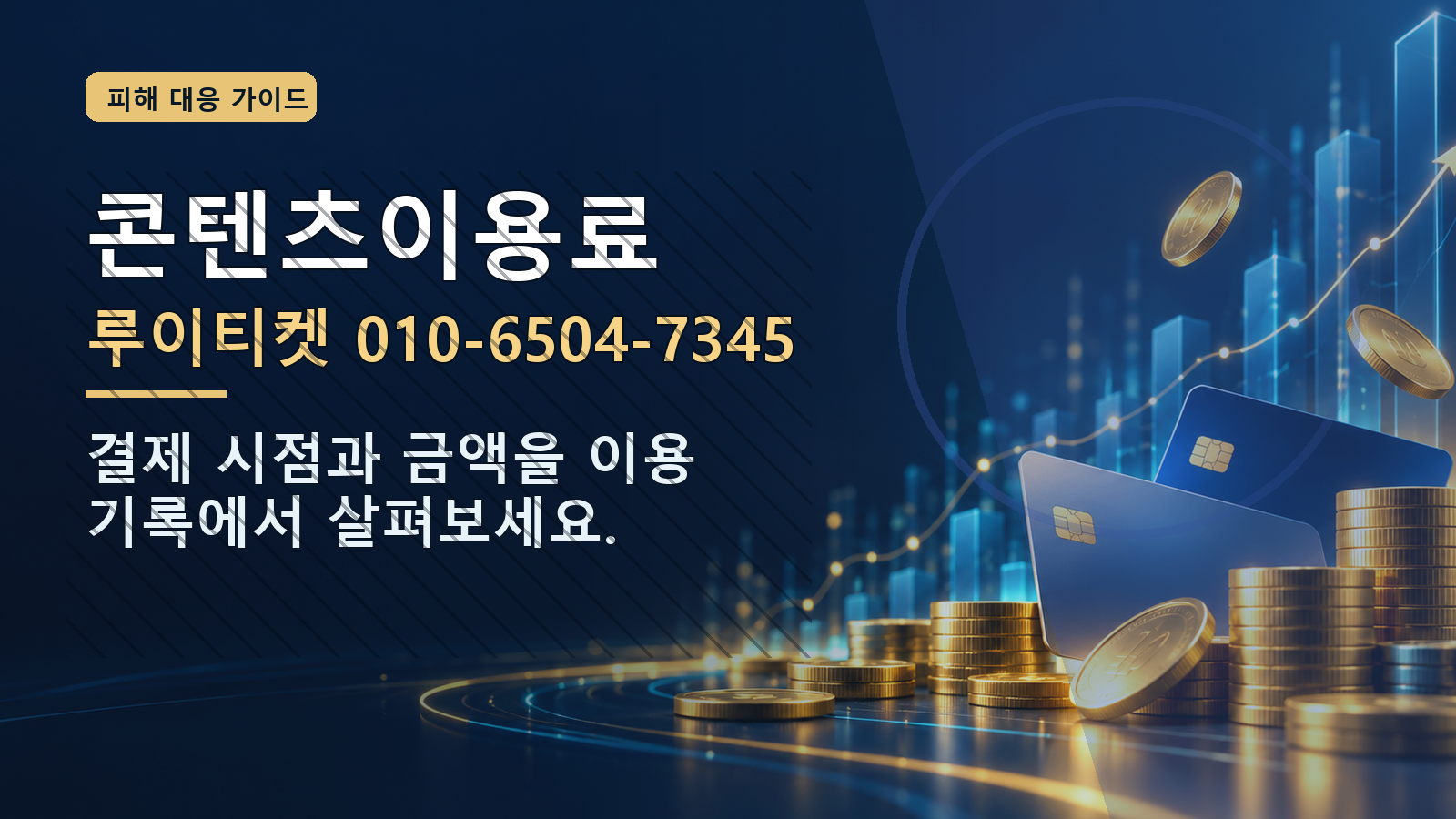 콘텐츠이용료: 루이티켓 010-6504-7345 · 결제 시점과 금액을 이용 기록에서 살펴보세요.